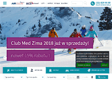 Tablet Screenshot of airclub.pl